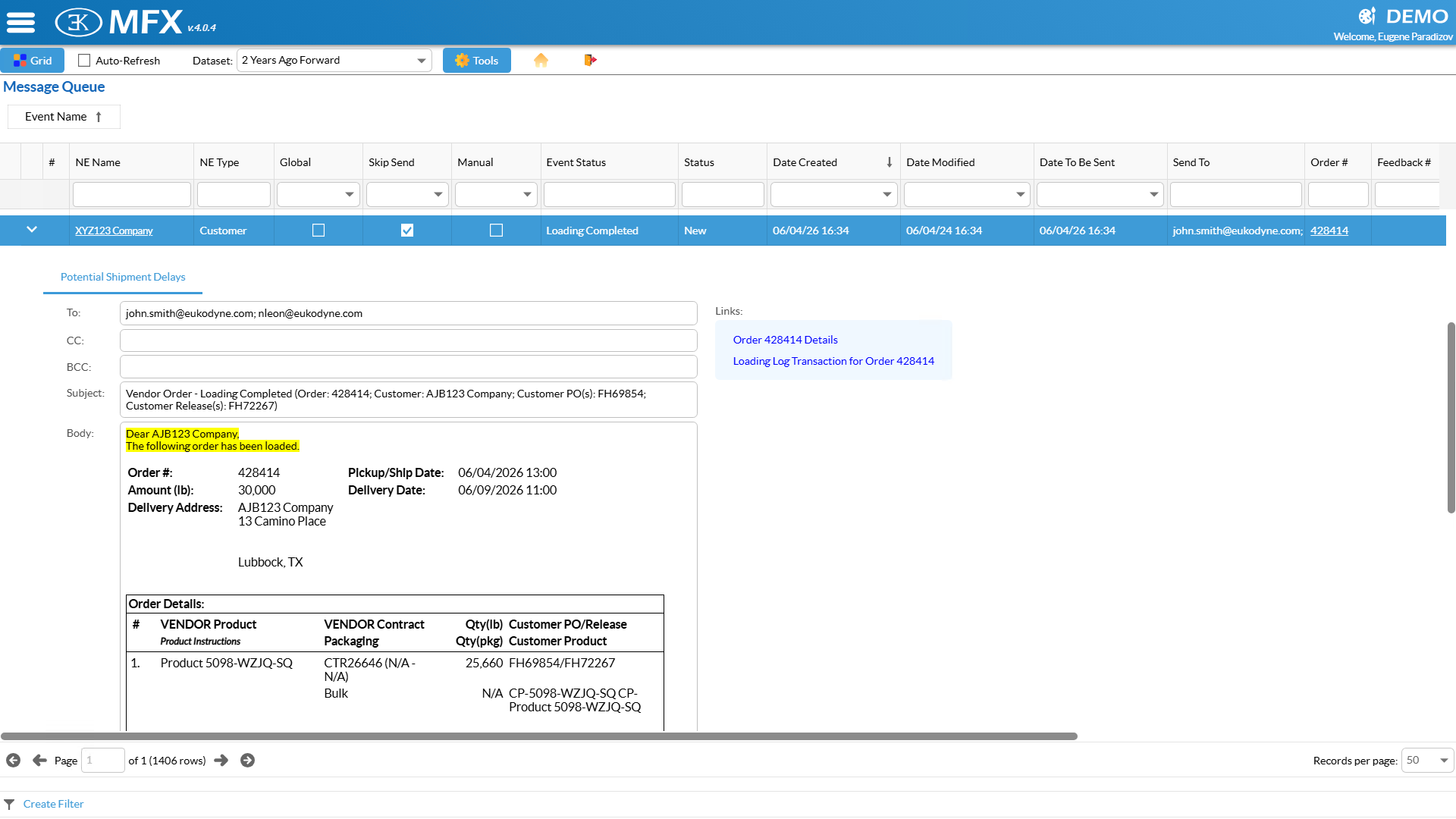 CNCS screenshot